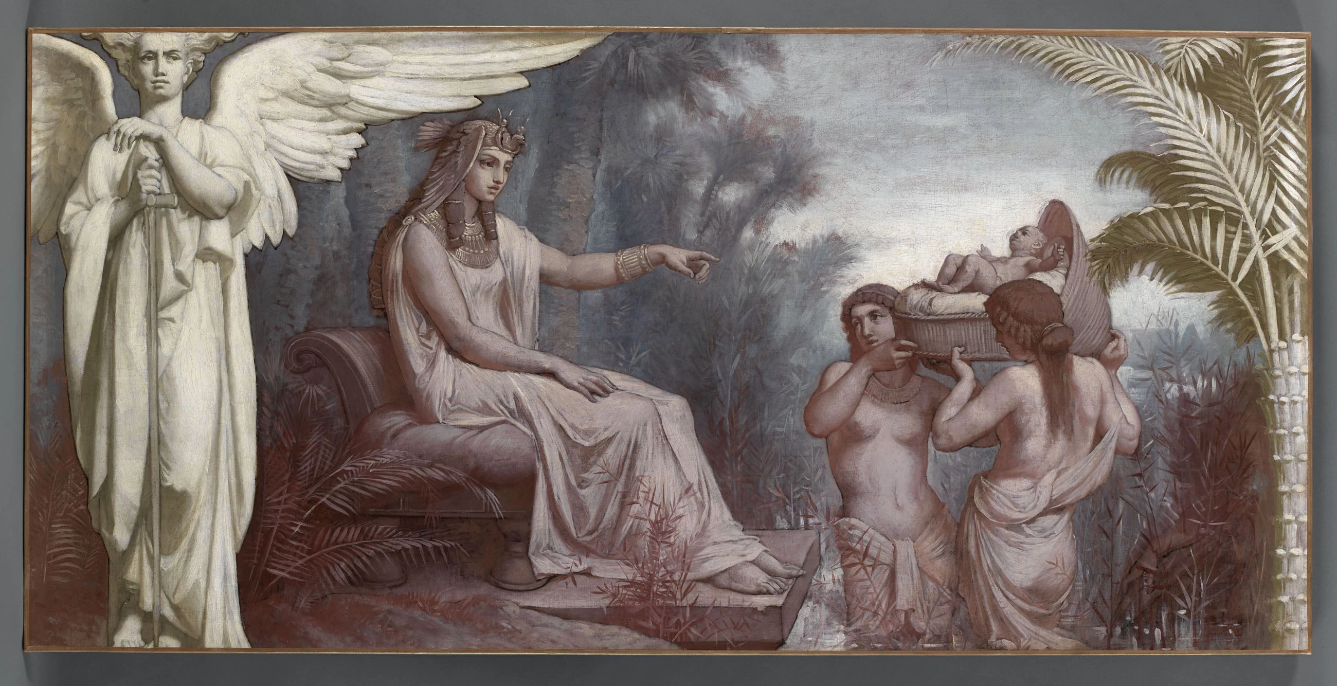 Mosè salvato dalle acque, c. 1860
